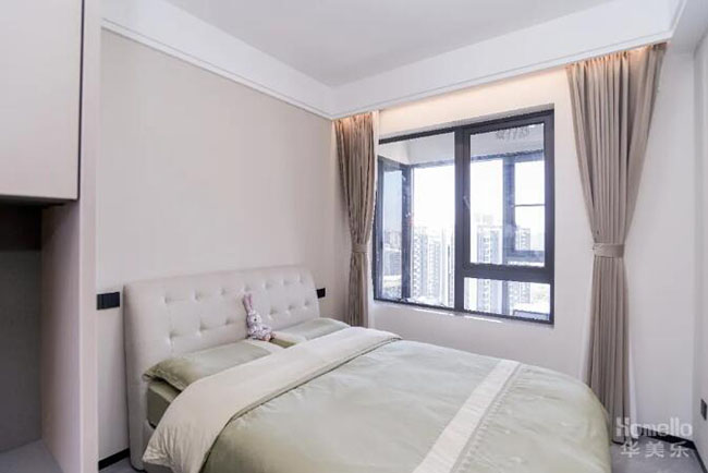 118㎡三居室,淺色調(diào)演繹現(xiàn)代魅力,體驗功能美學(xué)現(xiàn)代三居室